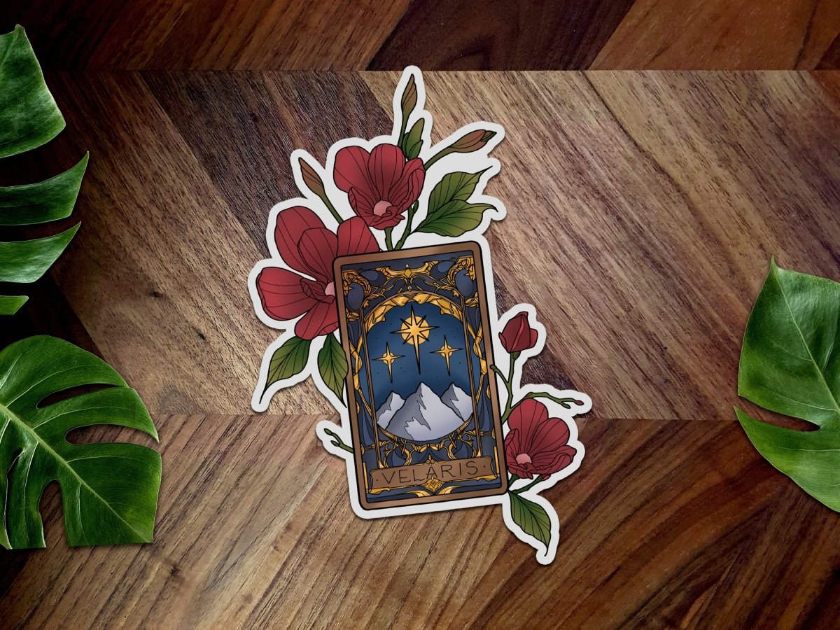 BloodAndBlossom - ACOTAR Inspired Romantasy Premium Vinyl Stickers ~ Individual/Pack ACOTAR Vinyl Stickers - Velaris Night Court